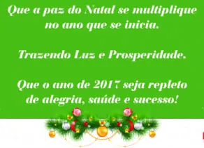 Ótimas Festas!