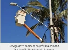Prefeitura pretende iluminar 98% dos bairros de Bertioga até setembro